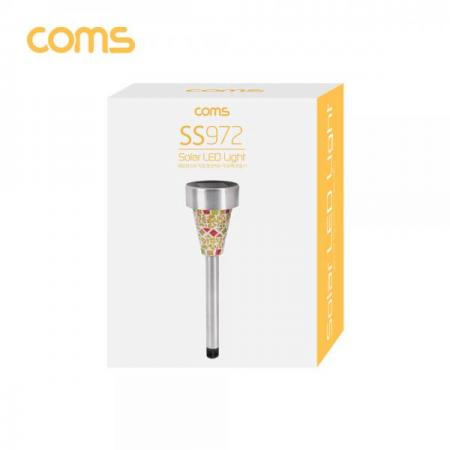 디바이스마트,LED/LCD > LED 인테리어조명 > 장식용 LED,Coms,태양광 LED 정원등 / 옐로우 모자이크 / 600mAh [SS972],태양광 LED 정원등 / 옐로우 모자이크 / 600mAh
