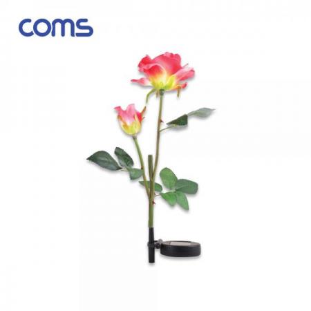 디바이스마트,LED/LCD > LED 인테리어조명 > 장식용 LED,Coms,태양광 LED 정원등 / Pink 장미 / 600mAh [SS964],태양광 LED 정원등 / Pink 장미 / 600mAh
