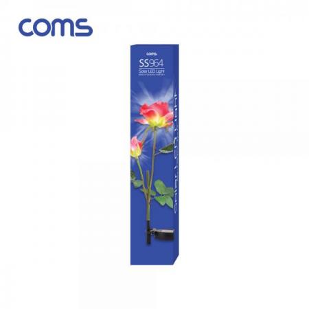 디바이스마트,LED/LCD > LED 인테리어조명 > 장식용 LED,Coms,태양광 LED 정원등 / Pink 장미 / 600mAh [SS964],태양광 LED 정원등 / Pink 장미 / 600mAh