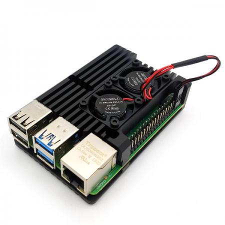 디바이스마트,오픈소스/코딩교육 > 라즈베리파이 > 라즈베리파이 케이스,SZH,라즈베리파이4 듀얼 쿨러 케이스 [RBP-002],라즈베리파이4 전용 알루미늄 합금 케이스 / 듀얼 팬과 써멀 패드 장착으로 방열에 매우 효과적입니다.