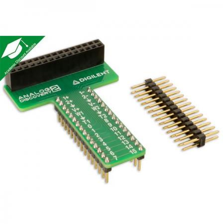 디바이스마트,MCU보드/전자키트 > 프로세서/개발보드 > Digilent > Scope, DAQ 및 장비,Digilent,Breadboard Breakout for Analog Discovery 410-373,410-373 / Analog Discovery와 함께 사용하여 모든 브레드보드와 안전하게 연결 가능 / 브레드보드 브레이크 아웃 핀의 표준 간격