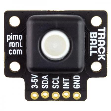 디바이스마트,MCU보드/전자키트 > 디스플레이 > 디머/컨트롤러/드라이버,Pimoroni,Trackball Breakout [PIM447],Raspberry Pi , Arduino 호환 / 트랙볼 바로 아래에 RGBW (빨간색 / 녹색 / 파란색 / 흰색) LED를 추가하여 조명을 비출 수 있음 /  Nuvoton N76E003AQ20  MCU / I2C 인터페이스 / 3.3V 또는 5V 호환