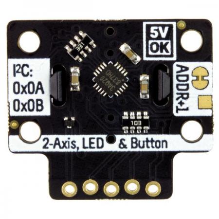 디바이스마트,MCU보드/전자키트 > 디스플레이 > 디머/컨트롤러/드라이버,Pimoroni,Trackball Breakout [PIM447],Raspberry Pi , Arduino 호환 / 트랙볼 바로 아래에 RGBW (빨간색 / 녹색 / 파란색 / 흰색) LED를 추가하여 조명을 비출 수 있음 /  Nuvoton N76E003AQ20  MCU / I2C 인터페이스 / 3.3V 또는 5V 호환