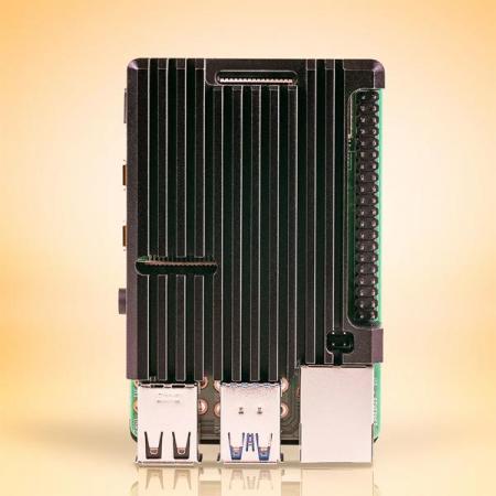 디바이스마트,오픈소스/코딩교육 > 라즈베리파이 > 라즈베리파이 케이스,Pimoroni,Aluminium Heatsink Case for Raspberry Pi 4 – Black [COM3100],Raspberry Pi 4 호환 / 세련된 알루미늄 방열 케이스로 전체 CPU 로드에서 10-15 ° C의 수동 냉각을 제공 / 모든 포트, 핀 및 커넥터에 액세스 제공/ 색상 : 블랙