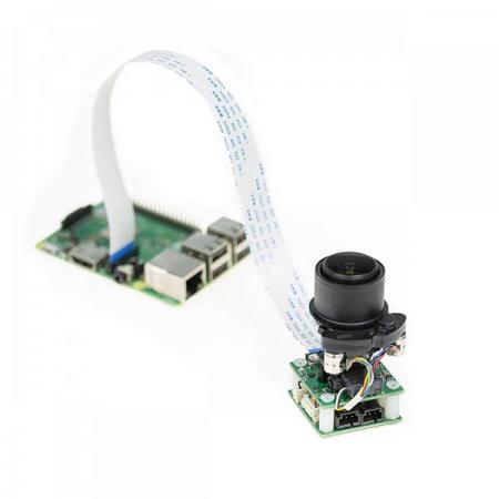 디바이스마트,MCU보드/전자키트 > 카메라/비디오 > 일반카메라,ArduCAM,8MP Pan Tilt Zoom PTZ Camera for Raspberry Pi [B01678MP],라즈베리파이 호환 / 방향 제어를위한 서보와 광학 줌을위한 가변 초점 렌즈를 갖춘 PTZ 카메라 / IR 컷 소프트웨어