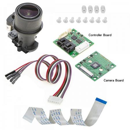 디바이스마트,MCU보드/전자키트 > 카메라/비디오 > 일반카메라,ArduCAM,8MP Pan Tilt Zoom PTZ Camera for Raspberry Pi [B01678MP],라즈베리파이 호환 / 방향 제어를위한 서보와 광학 줌을위한 가변 초점 렌즈를 갖춘 PTZ 카메라 / IR 컷 소프트웨어