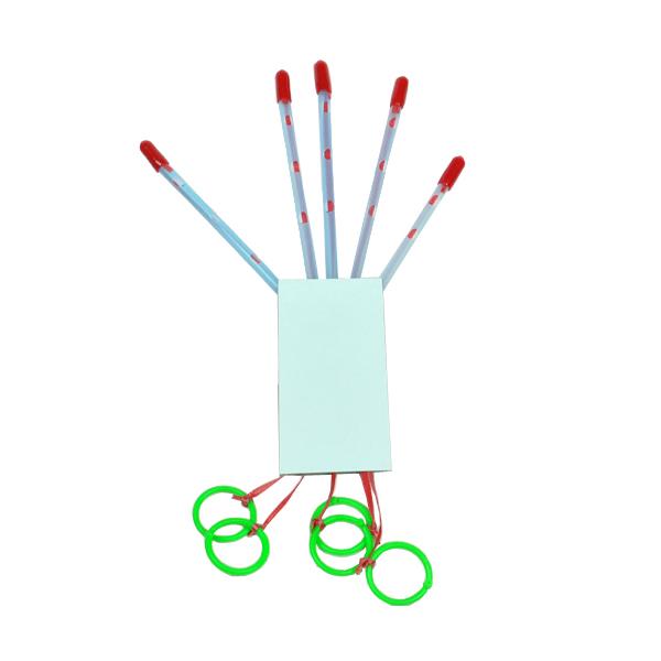 빨대 손가락 5명 set