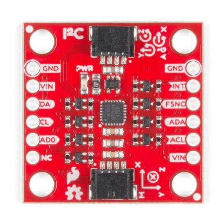 디바이스마트,MCU보드/전자키트 > 센서모듈 > IMU/AHRS(9축 이상),SparkFun,SparkFun 9DoF IMU Breakout - ICM-20948 (Qwiic) [SEN-15335],아두이노 호환 / 초저전력, I2C 및 SPI 지원 9축 모션추적 장치 / 센서의 모션 감지 알고리즘을 통해 센서의 성능을 최적화 / 1.95V ~ 3.6V 공급 전압