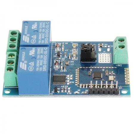 디바이스마트,MCU보드/전자키트 > 전원/신호/저장/응용 > 릴레이,SZH,블루투스 5V 2ch 릴레이 모듈 [SZH-AT061],블루투스를 통해 원격으로 제어할 수 있는 릴레이모듈입니다. / 채널 : 2ch / 작동전압 : 5V / 최대부하전압 : AC 250V, DC 30V / 최대부하전류 : 10A