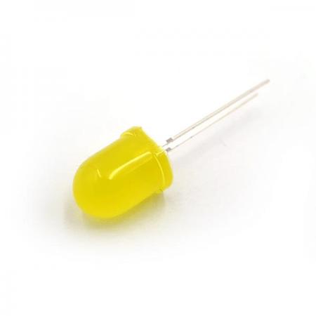 디바이스마트,LED/LCD > 일반 LED부품 > 원형라운드 LED > 10파이 이상 원형라운드 LED,SZH,10파이 라운드 LED (노랑) [SZH-LD163],사이즈 : 10파이 / 전압 : 2V / 전류 : 15mA / 전력 : 30mW / 색상 : 옐로우(yellow)
