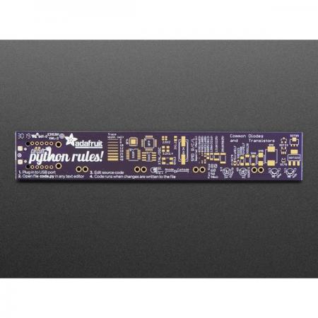 디바이스마트,MCU보드/전자키트 > 프로세서/개발보드 > 기타 MCU,Adafruit,Adafruit PyRuler - Engineer Reference Ruler with CircuitPython [ada-4319],아두이노호환 / 마이크로 컨트롤러 보드 / USB 직렬 콘솔, 키보드 / 마우스 HID 및 Python 스크립트 저장을위한 작은 디스크 드라이브로 사용 가능