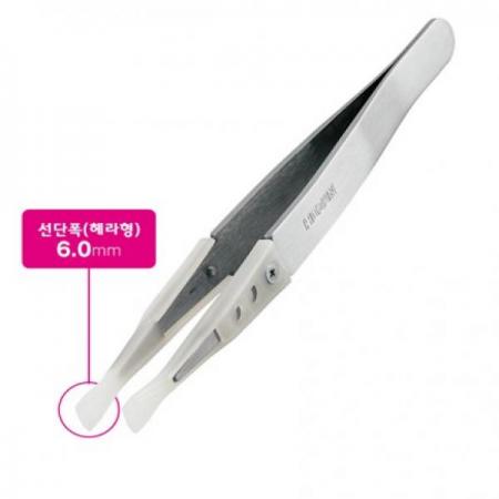 디바이스마트,수공구/전자공구/전동공구 > 전자공구 > 핀셋/IC흡착기/핀제거 > 플라스틱팁 핀셋,HOZAN,비점착팁 핀셋 P-645-N,수입진행 상품 - 4주~6주 소요예정
