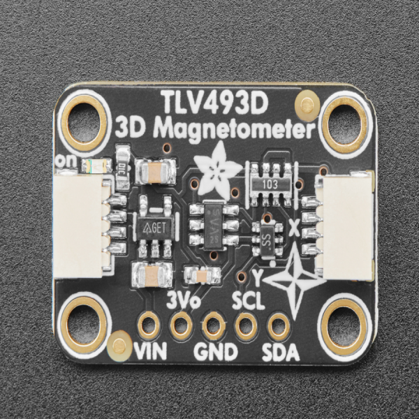 디바이스마트,MCU보드/전자키트 > 센서모듈 > 가속도/자이로/지자기센서 > 지자기센서,Adafruit,Adafruit TLV493D Triple-Axis Magnetometer - STEMMA QT / Qwiic [ada-4366],마크로컨트롤러, 마이크로 컴퓨터에 적합 / ± 2°C의 기본 온도 센서 / 3.3 또는 5V 로직으로 전원을 공급