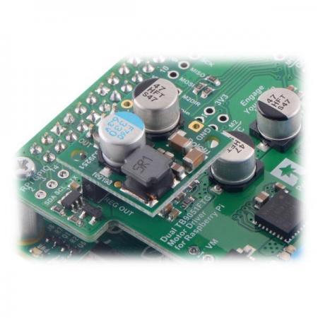 디바이스마트,오픈소스/코딩교육 > 라즈베리파이 > 라즈베리파이 확장보드/HAT,Pololu,Dual TB9051FTG Motor Driver for Raspberry Pi (Partial Kit) #2761,Pi 3 Model B + 및 Model A +를 포함하여 호환되는 Raspberry Pi (모델 B + 이상)를 사용 /  작동 전압 범위 : 4.5V ~ 28V  / 모터 당 2.6A 연속 (5A 피크) / 조립 및 납땜이 필요한 반제품(키트)