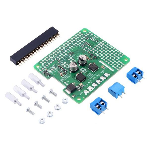 Dual TB9051FTG Motor Driver for Raspberry Pi (Partial Kit) #2761