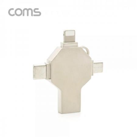 디바이스마트,컴퓨터/모바일/가전 > 저장장치 > USB 저장장치 > OTG USB3.0/3.1,Coms,USB OTG 메모리(4 in 1) / USB 3.1(Type C)/Micro 5P/8P / 128GB [ID763],USB OTG 메모리(4 in 1) / USB 3.1(Type C)/Micro 5P/8P / 128GB