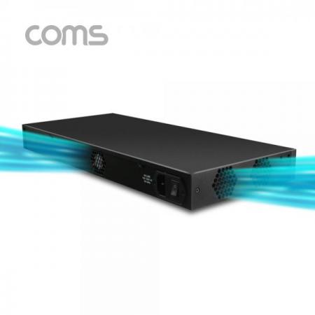 디바이스마트,컴퓨터/모바일/가전 > 네트워크/케이블/컨버터/IOT > 인터넷공유기/허브/랜카드 > 스위치 허브,Coms,24포트 기가비트 GbE PoE 스위치허브 10/100/1000Mbps [PR2400G],24포트 기가비트 GbE PoE 스위치허브 10/100/1000Mbps
