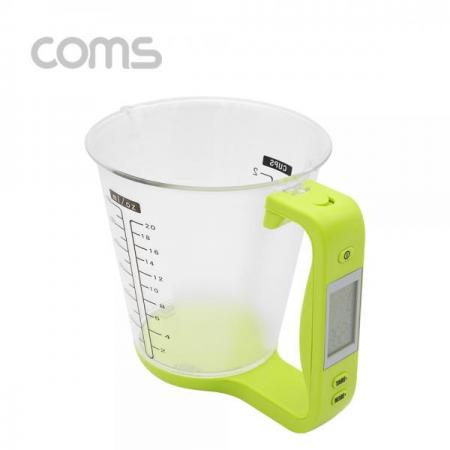 디바이스마트,컴퓨터/모바일/가전 > 가전/생활용품 > 생활가전,Coms,전자 저울 (컵형) / 계량컵 / 온도 / 디지털 [BB205],전자 저울 (컵형) / 계량컵 / 온도 / 디지털