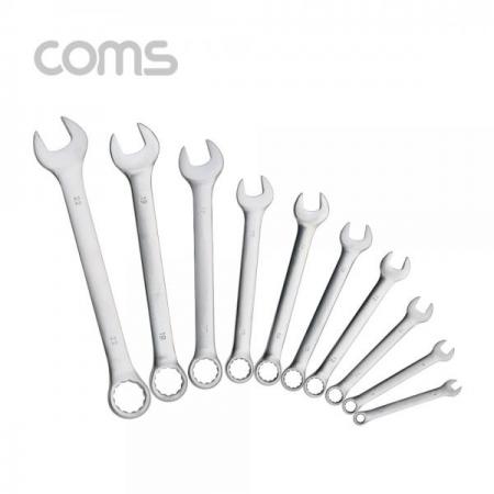 디바이스마트,수공구/전자공구/전동공구 > 작업공구 > 렌치/스패너 > 조합렌치,Coms,스패너(렌치) 세트, 10pcs [ID873],스패너(렌치) 세트, 10pcs