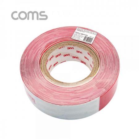 디바이스마트,화학/산업/안전 > 접착제/메꿈제/테이프 > 각종 테이프 > 기타 테이프류,Coms,형광 테이프 (적,백) / 반사 스티커 / 50mm [ID838],형광 테이프 (적,백) / 반사 스티커 / 50mm