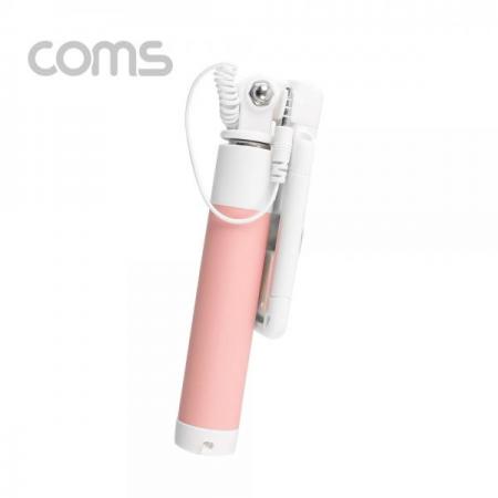 디바이스마트,컴퓨터/모바일/가전 > 스마트폰/스마트기기 > 모바일 주변기기 > 셀카봉/셀카렌즈,Coms,접이식 스마트폰 셀카봉, Pink [ID954],접이식 스마트폰 셀카봉, Pink