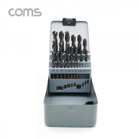 디바이스마트,컴퓨터/모바일/가전 > 가구/사무용품/공구 > 공구/공구자재 > 절삭연마공구,Coms,드릴 비트 세트 / 드릴 날 / 25pcs / 1mm ~ 13mm [ID857],드릴 비트 세트 / 드릴 날 / 25pcs / 1mm ~ 13mm