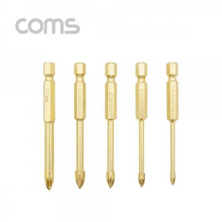 디바이스마트,컴퓨터/모바일/가전 > 가구/사무용품/공구 > 공구/공구자재 > 절삭연마공구,Coms,육각 드릴 비트 세트, 5pcs - 십자형 [ID856],육각 드릴 비트 세트, 5pcs - 십자형