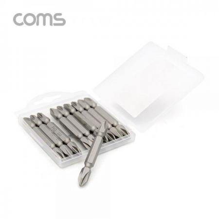 디바이스마트,수공구/전자공구/전동공구 > 작업공구 > 드라이버류 > 드라이버세트,Coms,드라이버 비트 세트(양날/십자/+) 10pcs [ID858],드라이버 비트 세트(양날/십자/+) 10pcs