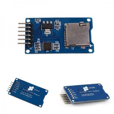 디바이스마트,MCU보드/전자키트 > 전원/신호/저장/응용 > SD/TF/메모리,Cytron,5V Compatible Micro SD Card Adapter [BB-USD-5V],Arduino Uno, Leonardo, Mega, Due 등 대부분의 5V 및 3.3V 마이크로 컨트롤러와 안전하게 인터페이스 할수 있다.지원 : 마이크로 SD 카드, 마이크로 SDHC (고속 카드).인터페이스 레벨 : 5V 또는 3.3V