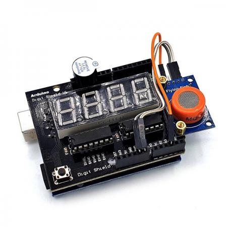 디바이스마트,오픈소스/코딩교육 > 아두이노 > 아두이노 교육용키트,디바이스마트,아두이노 음주 측정 키트 [SZH-ME001],디바이스마트 자체제작 / 아두이노와 디스플레이 쉴드, 알코올 측정 센서로 구성하여 음주측정 하는 키트 / 소스코드 포함