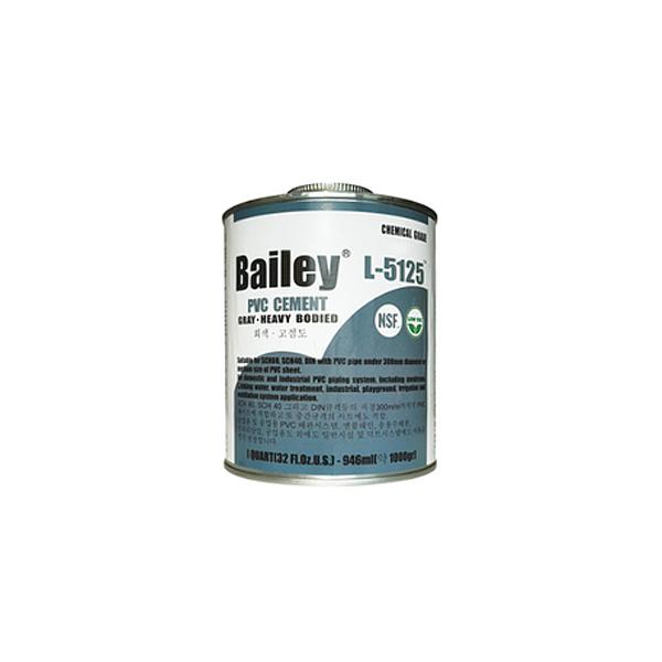 PVC 접착제(회색) BAILEY L-5125, 500g