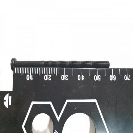 디바이스마트,기계/제어/로봇/모터 > 볼트/너트 > 일반볼트/렌치볼트 > 둥근머리볼트,OEM,둥근머리 십자볼트 M4x60_흑색 (반산),M4 / 60mm / 철 / 흑색 / 반산(나사산이 반만 가공되어 있습니다)