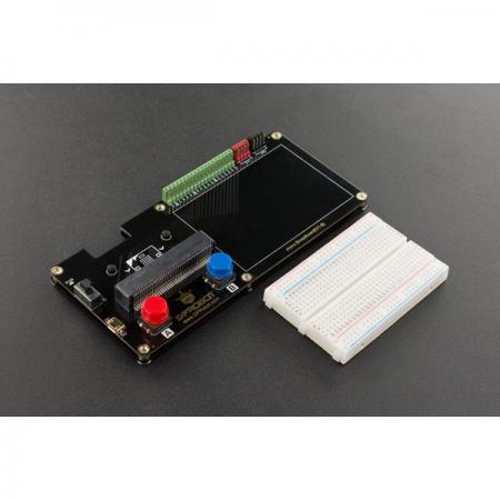 디바이스마트,오픈소스/코딩교육 > Micro:Bit > 마이크로비트 확장/변환보드,DFROBOT,micro: Breadboard [MBT0009],마이크로비트 기반 확장 보드 / STEM 스타터용 / 브레드보드 함께 제공 / 납땜불필요 / 작동전압: 3.3 ~ 5V / 마이크로 USB 5V 전원 인터페이스