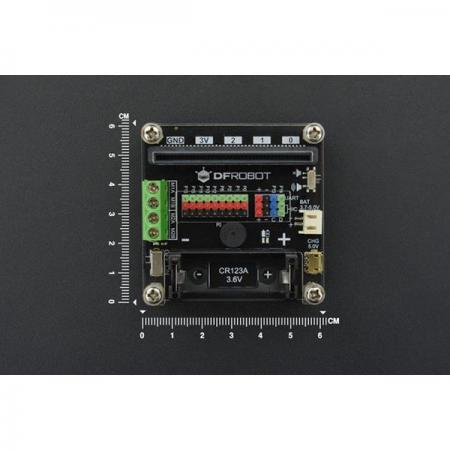 디바이스마트,오픈소스/코딩교육 > Micro:Bit > 마이크로비트 확장/변환보드,DFROBOT,Micro: IO-BOX Expansion Board [MBT0005],마이크로비트 다기능 확장 보드 / 안전한 1000mA의 CR123A 3.6V 리튬 충전식 배터리 지원 /  공급 전압 : 4.5-5.5V / 평균 연속 사용 시간 : 6 시간 (실제 시간은 상황에 따라 설명과 다를 수 있음)