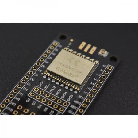 디바이스마트,MCU보드/전자키트 > 통신/네트워크 > RF/LoRa,DFROBOT,FireBeetle Covers-LoRa Radio 868MHz [TEL0125],고성능 SX1276 LoRa 868MHz 칩과 Arduino 와 호환되는 내장 PA (파워 앰프) 채택 /  장거리 모니터 및 FSK 변조 지원 / 37.5Kbps의 최대 전송 속도 제공 /작동 전압 : 3.3V