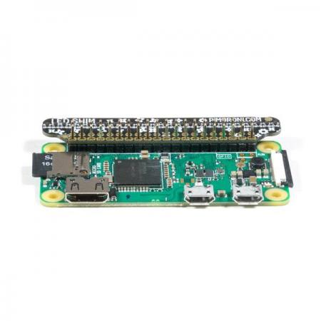 디바이스마트,오픈소스/코딩교육 > 라즈베리파이 > 라즈베리파이 확장보드/HAT,Pimoroni,LED SHIM [PIM354],Raspberry Pi 호환 / 납땜이 필요없는 맞춤 헤더 / 28개의 RGB LED 픽셀 /  상태 업데이트, 알림, VU 미터 또는 센서 판독을 위한 시각적인 효과에 적합