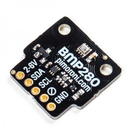 디바이스마트,MCU보드/전자키트 > 센서모듈 > 온도/습도 > 온도센서,Pimoroni,BMP280 Breakout - Temperature, Pressure, Altitude Sensor [PIM411],온도, 압력 및 고도를 측정 할 수 있는 빠르고 정확한 환경 센서 / Raspberry Pi, Arduino 호환 /  3.3V 또는 5V 호환