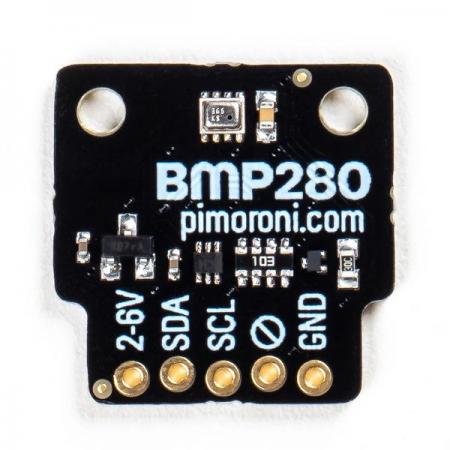 디바이스마트,MCU보드/전자키트 > 센서모듈 > 온도/습도 > 온도센서,Pimoroni,BMP280 Breakout - Temperature, Pressure, Altitude Sensor [PIM411],온도, 압력 및 고도를 측정 할 수 있는 빠르고 정확한 환경 센서 / Raspberry Pi, Arduino 호환 /  3.3V 또는 5V 호환