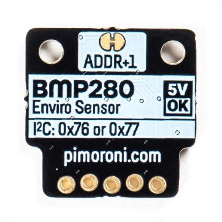 디바이스마트,MCU보드/전자키트 > 센서모듈 > 온도/습도 > 온도센서,Pimoroni,BMP280 Breakout - Temperature, Pressure, Altitude Sensor [PIM411],온도, 압력 및 고도를 측정 할 수 있는 빠르고 정확한 환경 센서 / Raspberry Pi, Arduino 호환 /  3.3V 또는 5V 호환