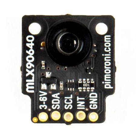 디바이스마트,MCU보드/전자키트 > 카메라/비디오 > 얼굴인식/열화상센서,Pimoroni,MLX90640 Thermal Camera Breakout – Standard (55°) [PIM365],원적외선 카메라는 약 1°C 정확도와 최대 64FPS로 -40 ~ 300°C의 온도를 감지 할 수있는 768 (32x24픽셀) 열 센서 어레이 / 표준시야 / Raspberry Pi