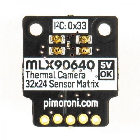 디바이스마트,MCU보드/전자키트 > 카메라/비디오 > 얼굴인식/열화상센서,Pimoroni,MLX90640 Thermal Camera Breakout –Wide angle (110°) [PIM366],원적외선 카메라는 약 1°C 정확도와 최대 64FPS로 -40 ~ 300°C의 온도를 감지 할 수있는 768 (32x24픽셀) 열 센서 어레이 / 광각시야 / Raspberry Pi,  Arduino 호환