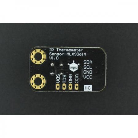 디바이스마트,MCU보드/전자키트 > 센서모듈 > 온도/습도 > 온도센서,DFROBOT,Gravity: I2C Non-contact IR Temperature Sensor (MLX90614-DCI) [SEN0263],I2C 비접촉 IR 온도 센서 / 적외선 온도 측정 모듈MLX90614 / 작동 전압: 3.3V-5V / 동작 전류: 1.2mA