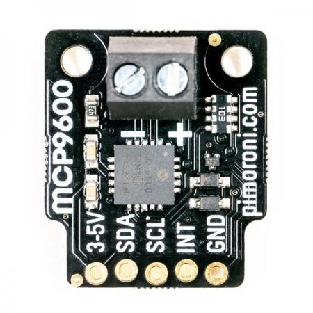 디바이스마트,MCU보드/전자키트 > 센서모듈 > 온도/습도 > 온도센서,Pimoroni,MCP9600 Thermocouple Amplifier Breakout [PIM437],열전대 증폭기 (온도 프로브) / 8가지 열전대 (K, J, T, N, S, E, B 및 R 형) 유형에서 작동하며 내장된 온도 경보 기능이 있음 / Arduino ,Raspberry Pi 호환 / 3.3V 또는 5V 호환