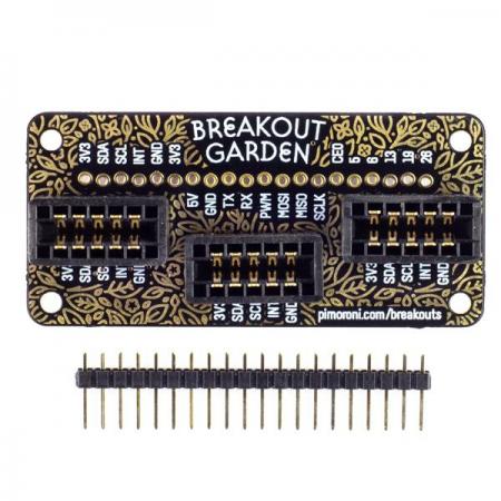 디바이스마트,MCU보드/전자키트 > 통신/네트워크 > 기타 네트워크/통신,Pimoroni,Breakout Garden Mini (I2C) [PIM414],복잡한 배선, 납땜 또는 브레드 보드없이 프로토 타이핑 프로젝트에 이상적 / 3개의 I2C 슬롯 / Raspberry Pi에서  Pimoroni 브레이크 아웃 사용
