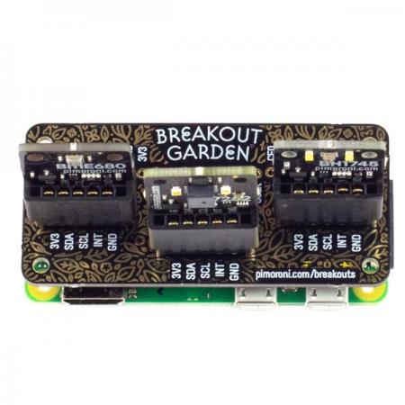 디바이스마트,MCU보드/전자키트 > 통신/네트워크 > 기타 네트워크/통신,Pimoroni,Breakout Garden Mini (I2C) [PIM414],복잡한 배선, 납땜 또는 브레드 보드없이 프로토 타이핑 프로젝트에 이상적 / 3개의 I2C 슬롯 / Raspberry Pi에서  Pimoroni 브레이크 아웃 사용