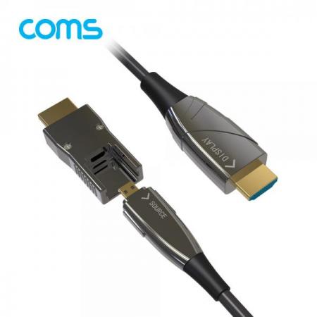 디바이스마트,케이블/전선 > 영상/음향 케이블 > HDMI 케이블,Coms,HDMI 2.0 + Micro HDMI 분리형 리피터 광 케이블 100M, 4K2K@60Hz, HDMI-A / HDMI-D [CL152],HDMI 2.0 + Micro HDMI 분리형 리피터 광 케이블 100M/ 4K2K@60Hz/ HDMI-A / HDMI-D