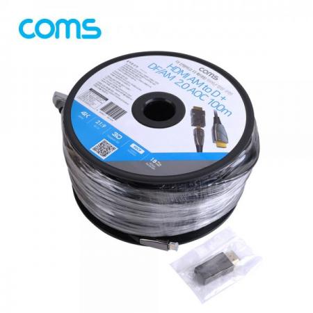 디바이스마트,케이블/전선 > 영상/음향 케이블 > HDMI 케이블,Coms,HDMI 2.0 + Micro HDMI 분리형 리피터 광 케이블 100M, 4K2K@60Hz, HDMI-A / HDMI-D [CL152],HDMI 2.0 + Micro HDMI 분리형 리피터 광 케이블 100M/ 4K2K@60Hz/ HDMI-A / HDMI-D