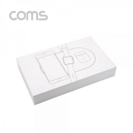 디바이스마트,컴퓨터/모바일/가전 > 스마트폰/스마트기기 > 충전기/보조배터리 > 무선충전기,Coms,3 in1 스마트폰 무선 충전기, 멀티 충전 / 동시 충전 /스마트 워치, 무선 이어폰 충전 [ID997],3 in1 스마트폰 무선 충전기/ 멀티 충전 / 동시 충전 /스마트 워치/ 무선 이어폰 충전