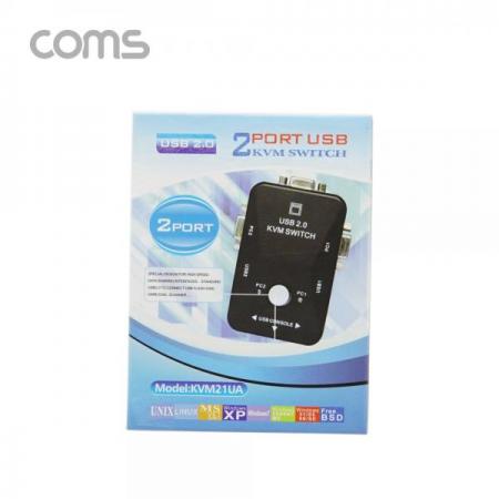 디바이스마트,컴퓨터/모바일/가전 > 네트워크/케이블/컨버터/IOT > KVM스위치/분배기/선택기 > KVM스위치,Coms,KVM USB 스위치(2:1) / PC 2대 연결/ 주변장치 연결 가능 [BT624],KVM USB 스위치(2:1) / PC 2대 연결/ 주변장치 연결 가능