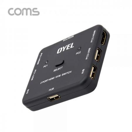 디바이스마트,컴퓨터/모바일/가전 > 네트워크/케이블/컨버터/IOT > KVM스위치/분배기/선택기 > KVM스위치,Coms,2포트 HDMI KVM 스위치(2:1) [BT557],2포트 HDMI KVM 스위치(2:1)